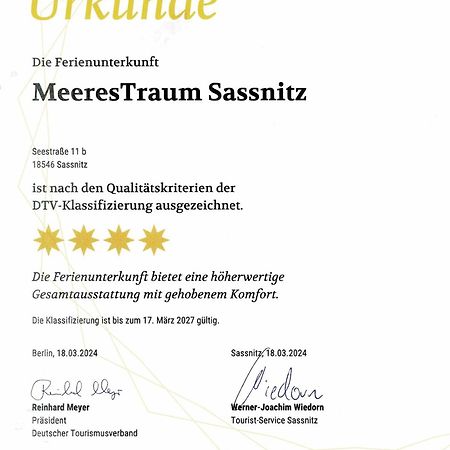 Fewo Meerestraum Sassnitz Esterno foto